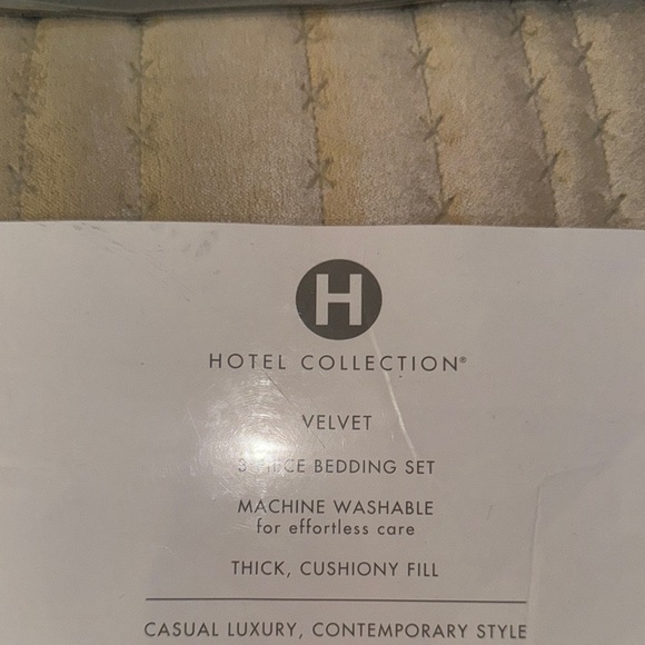 Hotel Collection Tan Quilted Bedding Set - Picture 5 of 9